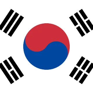 NORTH & SOUTH KOREA flag